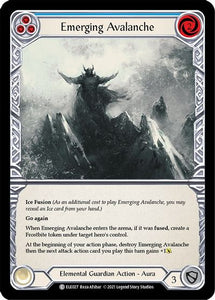 Emerging Avalanche (Blue) - ELE027 - 1st Edition Normal