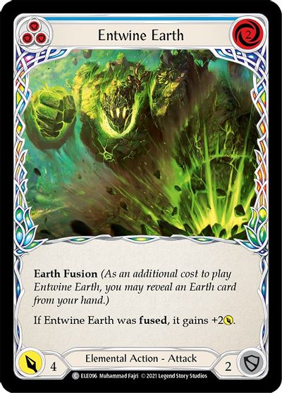 Entwine Earth (Blue) - ELE096 - 1st Edition Normal