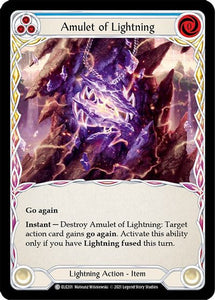 Amulet of Lightning (Common) - ELE201 - 1st Edition Normal