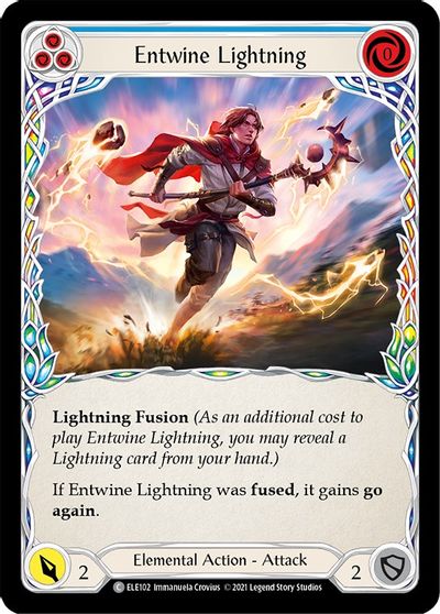 Entwine Lightning (Blue) - ELE102 - 1st Edition Normal