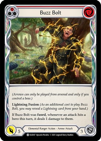 Buzz Bolt (Red) - ELE047 - 1st Edition Normal
