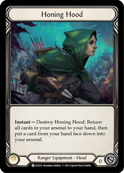 Honing Hood (Common) - ELE214 - 1st Edition Normal