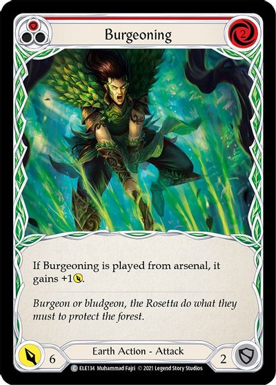 Burgeoning (Red) - ELE134 - 1st Edition Normal