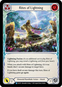 Rites of Lightning (Blue) - ELE072 - 1st Edition Normal