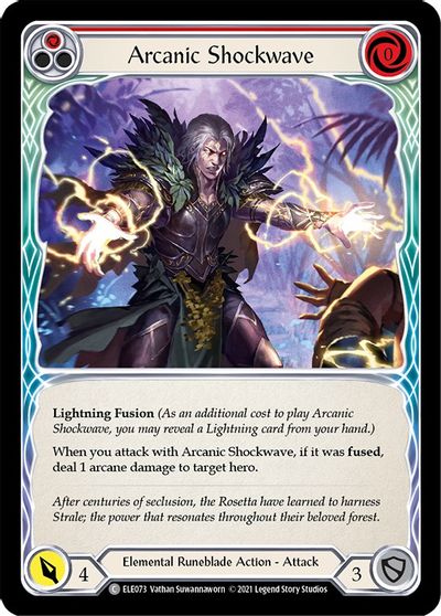 Arcanic Shockwave (Red) - ELE073 - 1st Edition Normal