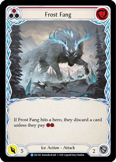 Frost Fang (Red) - ELE148 - 1st Edition Normal