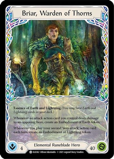 Briar, Warden of Thorns // Titan's Fist (Token) - ELE062 // ELE202 - 1st Edition Normal