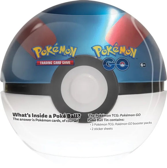 Pokemon: Poke Ball Tin - Pokemon GO - Great Ball (Sealed)