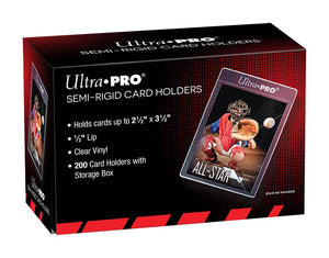 Ultra Pro: Card Sleeves - Semi-Rigid 1/2" Lip Sleeves (200ct) (Sealed)
