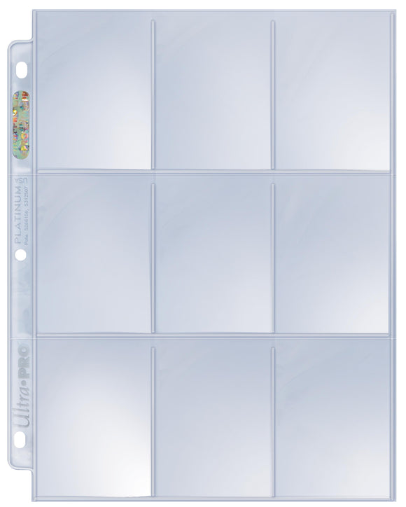 Ultra Pro: Pages - 9 Pocket Platinum (100ct)  (Sealed)