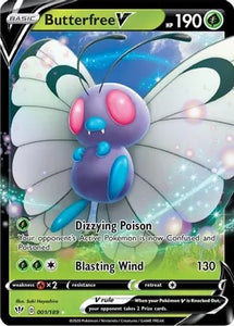 Butterfree V (Ultra Rare) - 001/189