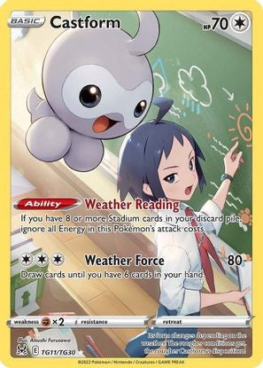 Castform (Ultra Rare) - TG11/TG30