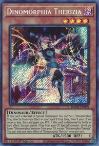 Dinomorphia Therizia (Secret Rare) - BACH-EN009 - 1st Edition