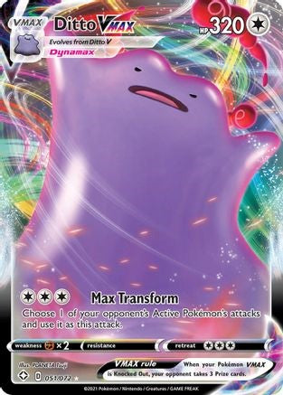 Ditto VMAX (Ultra Rare) - 051/072