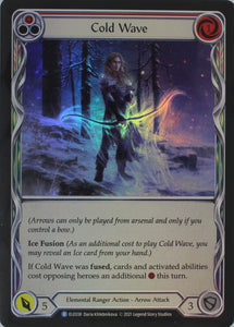 Cold Wave (Red) - ELE038 - 1st Edition Rainbow Foil