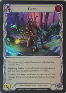 Frazzle (Yellow) - ELE060 - 1st Edition Rainbow Foil