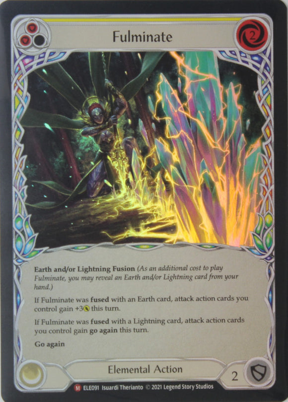 Fulminate (Majestic) - ELE091 - 1st Edition Rainbow Foil