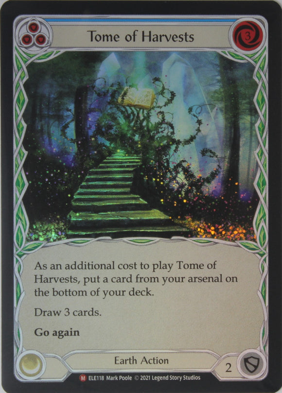 Tome of Harvests (Majestic) - ELE118 - 1st Edition Rainbow Foil