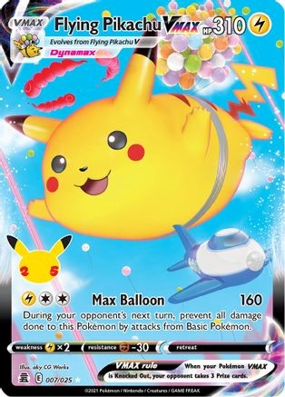 Flying Pikachu VMAX (Ultra Rare) - 007/025