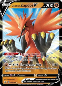 Galarian Zapdos V (Ultra Rare) - 080/198