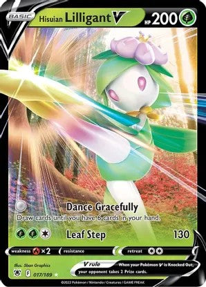 Hisuian Lilligant V (Ultra Rare) - 017/189