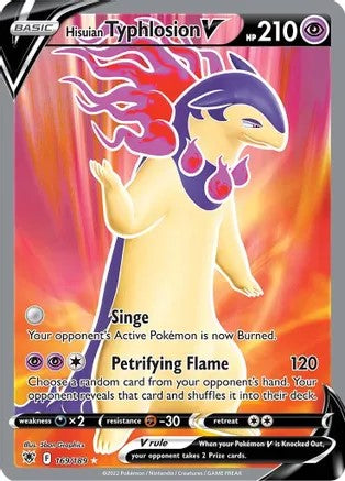 Hisuian Typhlosion V (Full Art Ultra Rare) - 169/189