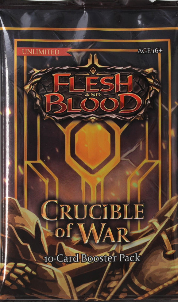 Flesh and Blood: Crucible of War Unlimited Booster Pack (Sealed)