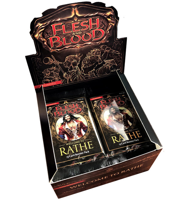 Flesh and Blood: Welcome to Rathe Unlimited Sealed Booster Case (4 Boxes)