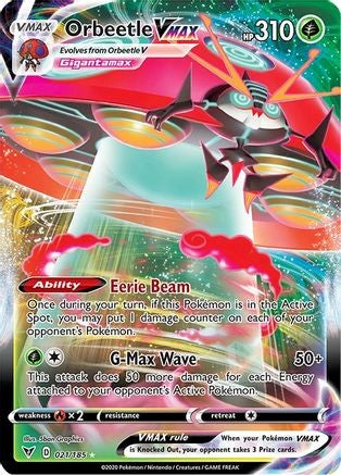 Orbeetle VMAX (Ultra Rare) - 021/185