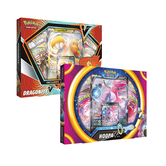 Pokemon: Hoopa V and Dragonite V Box - Bundle - Set of 2 (Sealed)