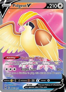 Pidgeot V (Full Art) (Ultra Rare) - 188/196