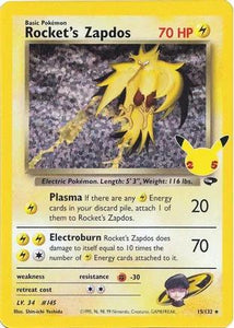 Rocket's Zapdos (Holo Rare) - 15/132