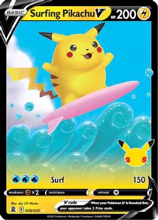 Surfing Pikachu V (Ultra Rare) - 008/025