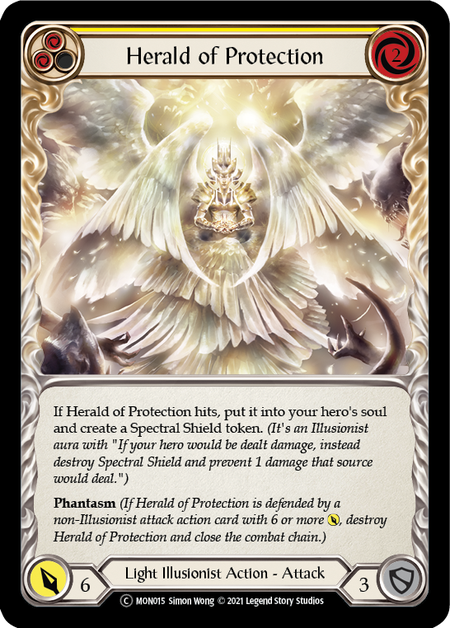 Herald of Protection (Yellow) - MON015 - Unlimited Normal