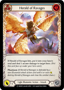 Herald of Ravages (Blue) - MON019 - Unlimited Normal