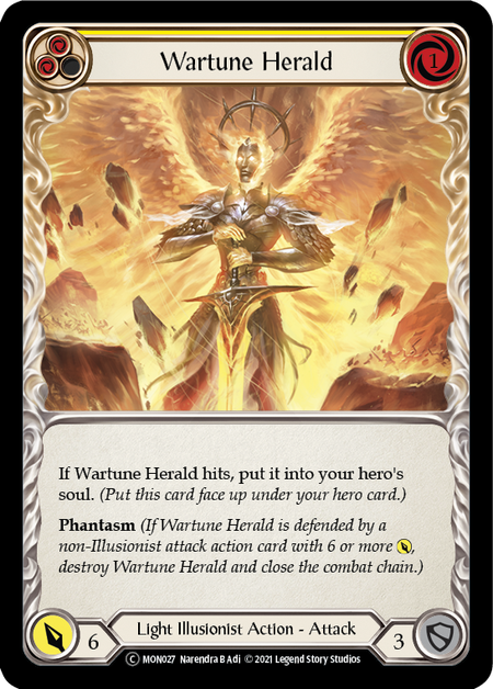 Wartune Herald (Yellow) - MON027 - Unlimited Normal
