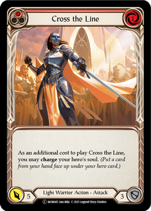 Cross the Line (Red) - MON045 - Unlimited Normal