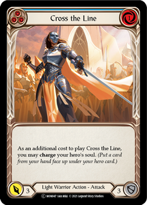 Cross the Line (Blue) - MON047 - Unlimited Normal