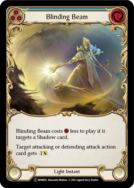 Blinding Beam (Blue) - MON086 - Unlimited Normal