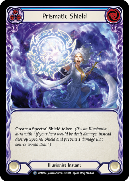 Prismatic Shield (Blue) - MON094 - Unlimited Normal