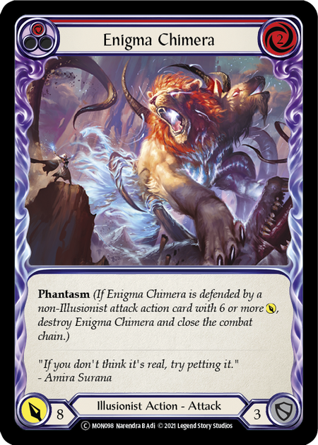 Enigma Chimera (Red) - MON098 - Unlimited Normal