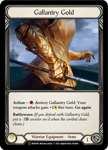 Gallantry Gold (Common) - MON108 - Unlimited Normal