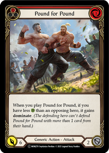 Pound for Pound (Red) - MON278 - Unlimited Normal