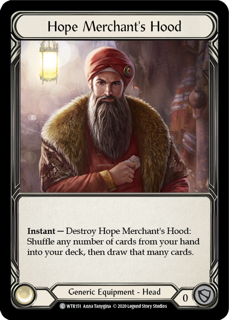 Hope Merchant's Hood (Common) - WTR151 - Unlimited Rainbow Foil