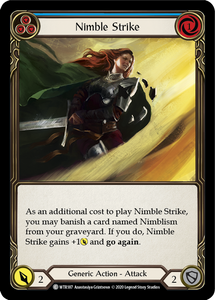 Nimble Strike (Blue) (Common) - WTR187 - Unlimited