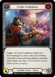 Crush Confidence (Red) (Common) - WTR063 - Unlimited