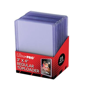 Ultra Pro: 3" X 4" Clear Regular Toploader (25ct) (Sealed)