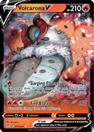 Volcarona V (Ultra Rare) - 021/203