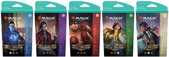 MTG: Streets of New Capenna Theme Booster - Set of 5 (Sealed)