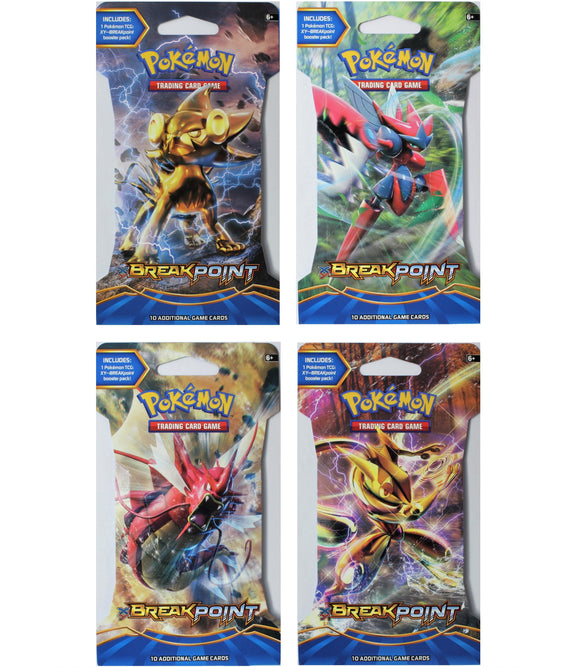 Pokemon: XY Breakpoint Sleeved Booster Pack - Set of 4 (Sealed)